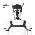 Dog Bondage Set With Restraints Hood Chest Belt Collar Arm Band For Pup Role Play