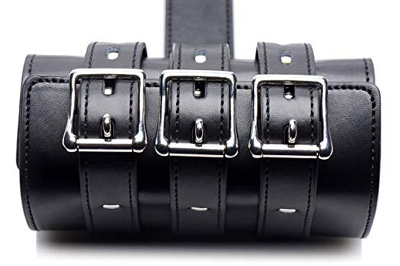 Leather Bondage Armbinder Restraint ,Arms Behind Back Straitjacket
