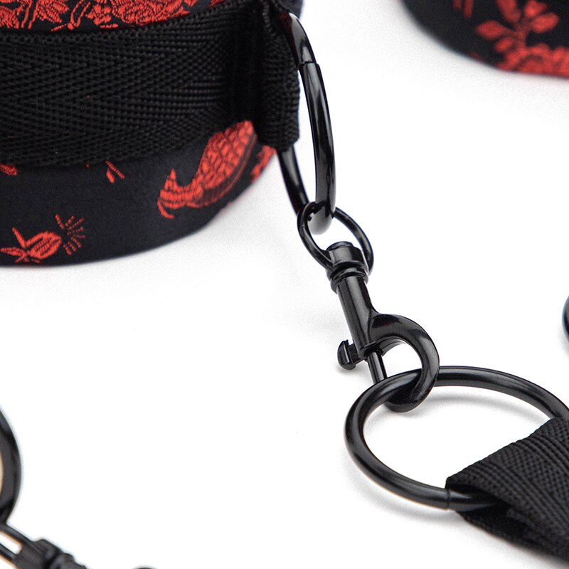 Under Bed Restraint Set Handcuffs Ankle Cuffs