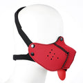 Puppy Hood Neoprene Mask Muzzle Pet Play Games Dog Slave Full Head Bondage Restraint