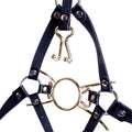 Bdsm Bondage outh Gag with Nose Hook Mask M Spider Shape Metal Ring Gag