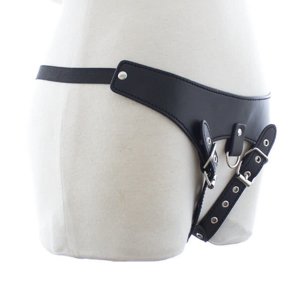 Leather Erotic Panties Chastity Belt for Women