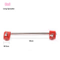 Leather Lockable Handcuffs Strap with Metal Spreader Bar