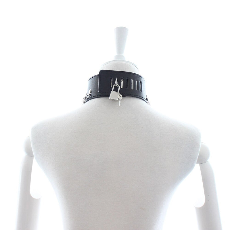 Collar Leather Harajuku Gothic Choker With Traction Ropes