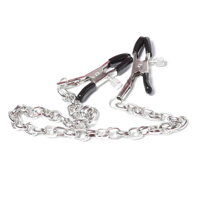 Stainless Steel Chain Nipple Milk Clips Simulator Sucker Breast Pump