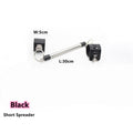 Leather Lockable Handcuffs Strap with Metal Spreader Bar