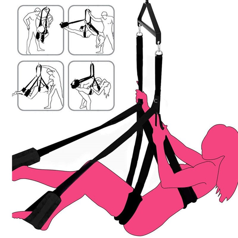 Soft Sex Swing Erotic Toys of Strap Harness Rope Love Furniture