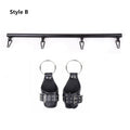 Bondage Kit With Stainless Steel Detachable Spreader Bar And Leather Handcuffs